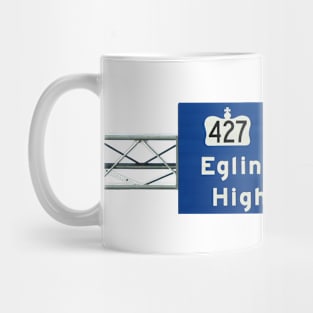 Hwy 427_Hwy 401_Pearson Airport Sign Mug